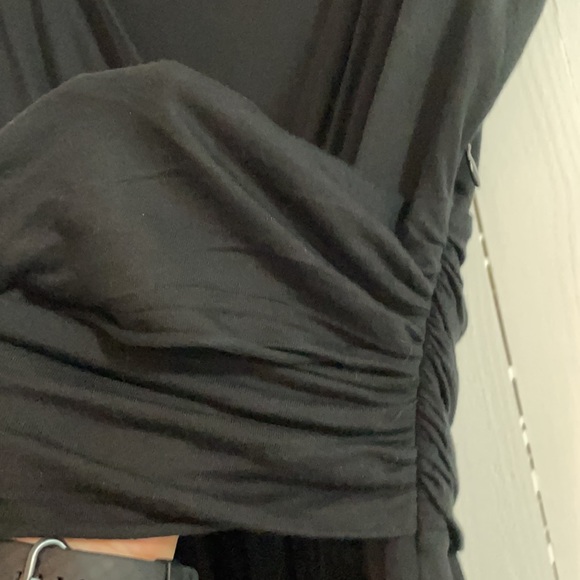 ANN TAYLOR Loft Classic LBD faux wrap sz S - Picture 6 of 8